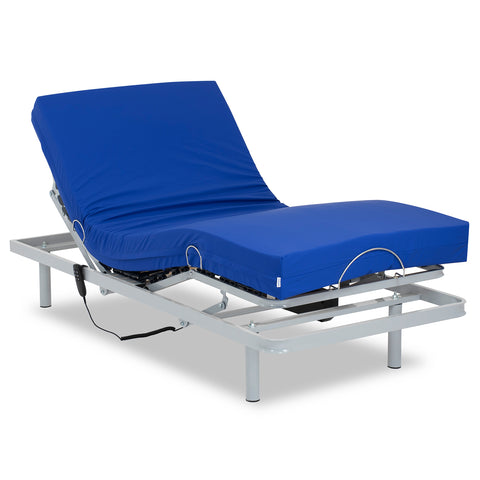 Gearticuleerd bed met waterdichte visco -elastische sanitaire matras