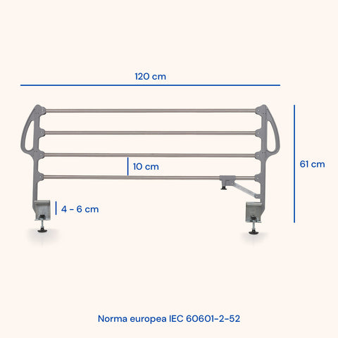 Caras voor gearticuleerd bed met 4 buizen